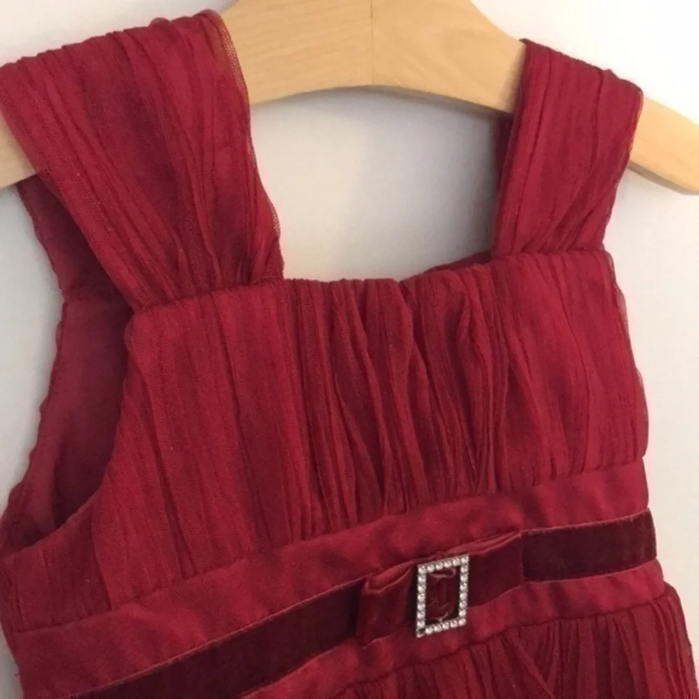 JONA MICHELLE Red Layered Fancy Dress Size 4/5